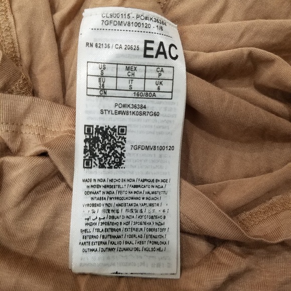 Guess Pink Capri Lace Boho Embroidered Dress - Picture 7 of 7